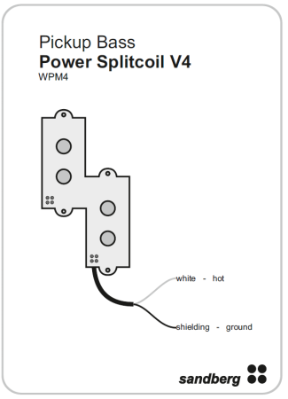 Sandberg Power Splitcoil Pickup V4